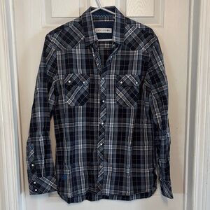 Never Worn John Lennon Men's Plaid Casual Button-Down Shirt​